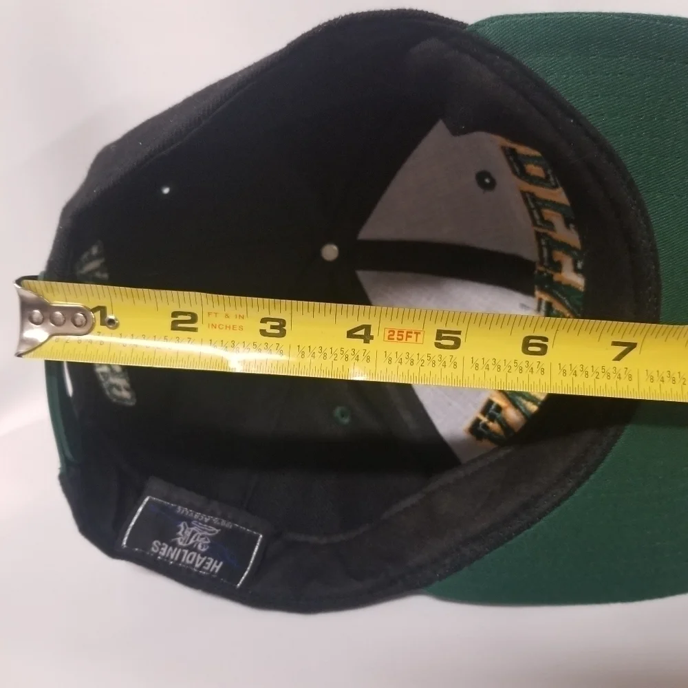 Vintage Green Bay‎ Packers NFL Snap Back Trucker Hat Flat Bill Brim